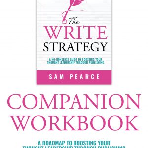 The Write Strategy Companion Workbook front cover